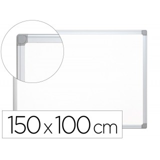 QUADRO BRANCO MELAMINA MAGNETICO CAIXILHO ALUMINIO 150X100 CM
